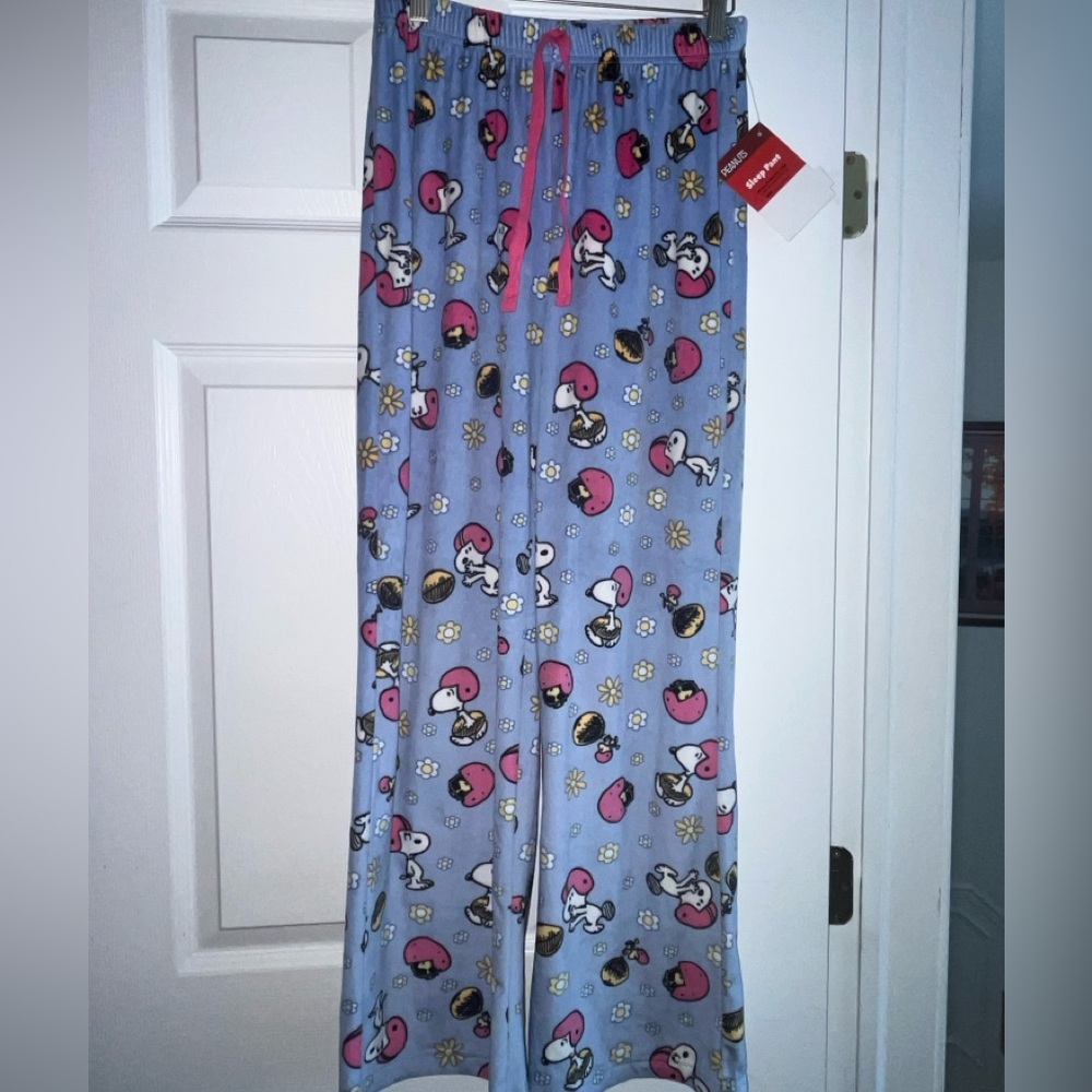 Snoopy soft Pajama Pants football